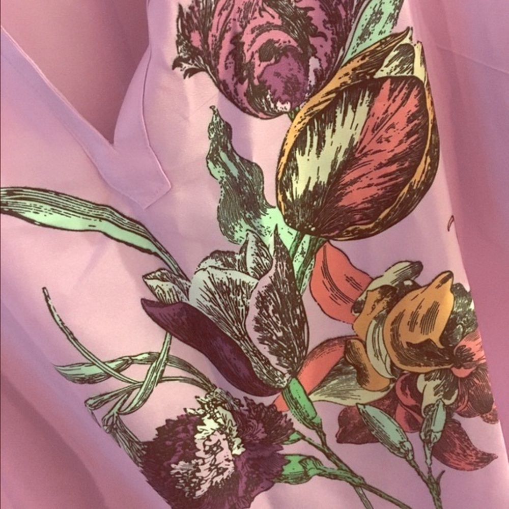 New York & Company lightweight purple blouse